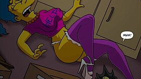 marge simpson bent over anal assfucking cowgirl doggystyle cum riding