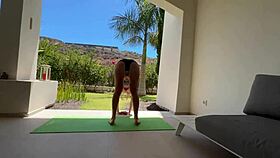 fantasies unfold with yoga teacher session