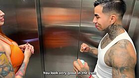 OMG! Fucked Sexy Neighbor from Elevator to Wild Outdoors!