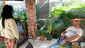 Homemade Outdoor Mutual Masturbation Close-Up In Miniskirt