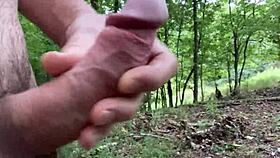 i'm out in the forest flashing my pussy for you voyeurs today feels so wild