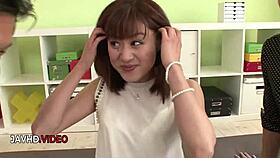 Maki Sarada Seduces Busty Milf into Naughty JAV Anal Pounding