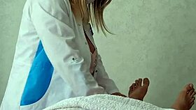 Beautiful Masseuse SHOCKED By Client's HUGE HORNY MONSTER COCK