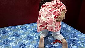 young desi mistress passionately fucks servant in steamy session