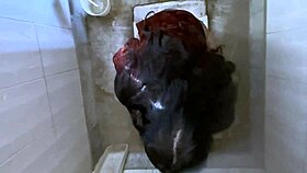 indian woman pees in toilet while chatting dirty in hindi