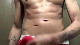 ei, you love watching this hung bad boy show off his massive cock?