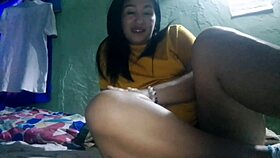 Morena rubs juicy pussy in POV till explosive orgasm hits! 💦🔥