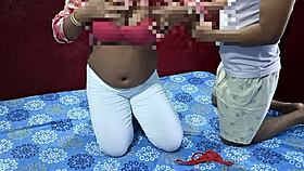 young desi mistress passionately fucks servant in steamy session