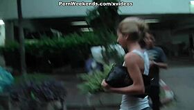 Blowjob Blast in Front of Mirror Rips Clothes Off!