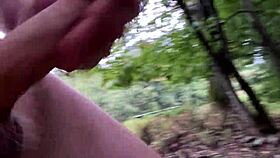 i'm out in the forest flashing my pussy for you voyeurs today feels so wild