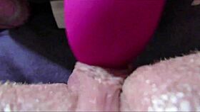extreme close-up of throbbing big clit pussy squirting wild orgasm