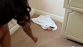 hey check this couple touring holefill real estate with wild doggystyle bangs