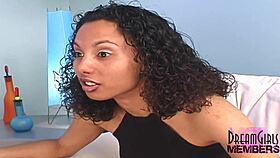 Virgin Jazmine Boldly Strips Natural Tits Pussy Bare