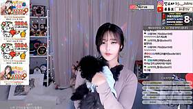 Korean girl dances cutely with big tits shaking sexy