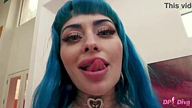 Jewelz Blu moans hard from intense DP and double vaginal pounding