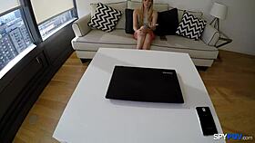 spy pov hollie mack gets fucked hard doggy by huge cock