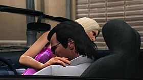 GTA 5 Hooker Caught Banging Prostitute Lady In Car For Extra Thrill
