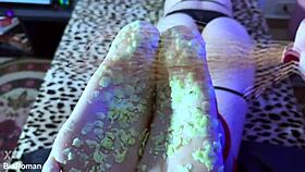 just warming up your soles before i make you lick my heels slave