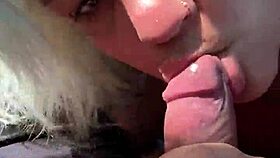 Milf Gulps Down Monster BBC Cumshot Outdoors After Sloppy Blowjob
