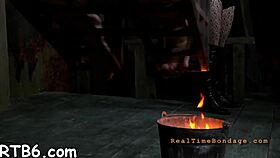 four sluts crammed in tiny cage?