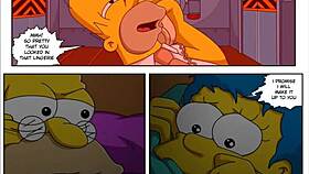 marge simpson bent over anal assfucking cowgirl doggystyle cum riding