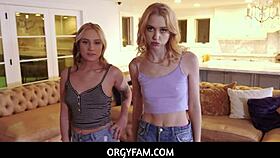 chloe cherry and gwen vicious join group orgy fun