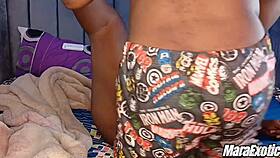 early morning with my black babe, her tight pussy feels so good on my big cock