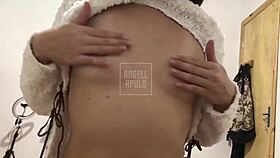 brazilian perfect ass pov pounds tight pussy till creampie drips out