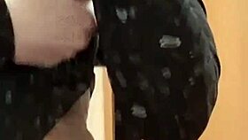 oh damn sexy elza kom in nylons rips clothes for domination