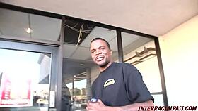 alyssa skips nails to get nailed by big black cock doggystyle