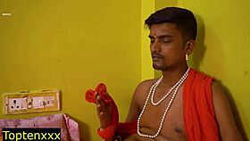 Raja Babu Slams Beautiful Maid's Pussy in Chamber