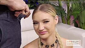 Damn, tattooed stud face-fucks shy hooker daisy lavoy's throat deep!