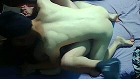 suckin it doggy then creampie on mattress ohh yesss