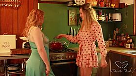 our kitchen lesbian meeting with charlie forde feels so intensely wet and passionate