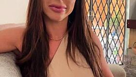 whoa this sloppy wet latina gives epic pov blowjob post-interview