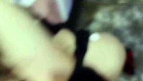 Skinny Tattooed Latina Explores Boyfriend's Cock in Lingerie