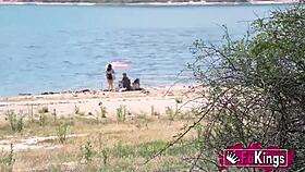 Amanda Luxor hunts dirty public fuckers for outdoor pounding