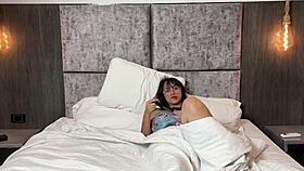 movie night heats up with big ass curvy colombian riding hard