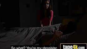 morning wood thrusts into tight wet babe's pussy