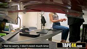 Petite Hungarian Teen 18+ Fucks Loan Manager Desperately for Student Loan Approval