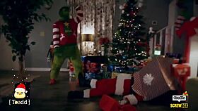 oh god, the grinch xxx parody has me bent over taking doggystyle cum from milf grinch!