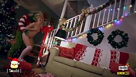 oh god, the grinch xxx parody has me bent over taking doggystyle cum from milf grinch!