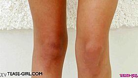 Alluring brunette model seduces producer in steamy casting audition sofa