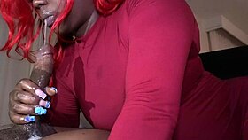 Darkchocolatebarbie Delivers 4K Deepthroat BJ and Swallow Before Night Out