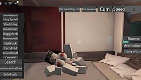 Fucked holy sister in roblox church game 😈🔥 wild cartoon action!