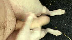 Risky midday outdoor masturbation with monster cock pov solo 😏 public thrill naked everywhere!!