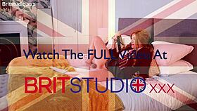 A British 18-year-old redhead student eagerly fucks her tight cunt