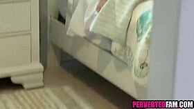 convincing hot shaved blonde teen into pov pussy fucking deepthroat blowjob