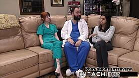 Lesbian Ditria Rose Cums Hard From Mandatory Hitachi Vibrator Orgasms POV!