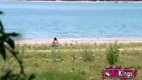 Amanda Luxor hunts dirty public fuckers for outdoor pounding